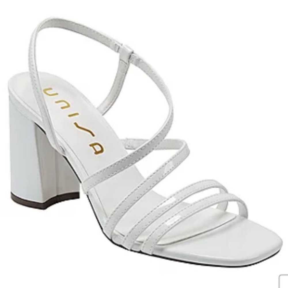 Unisa Womens Yestie White Heeled Sandals Bride Wedding Formal